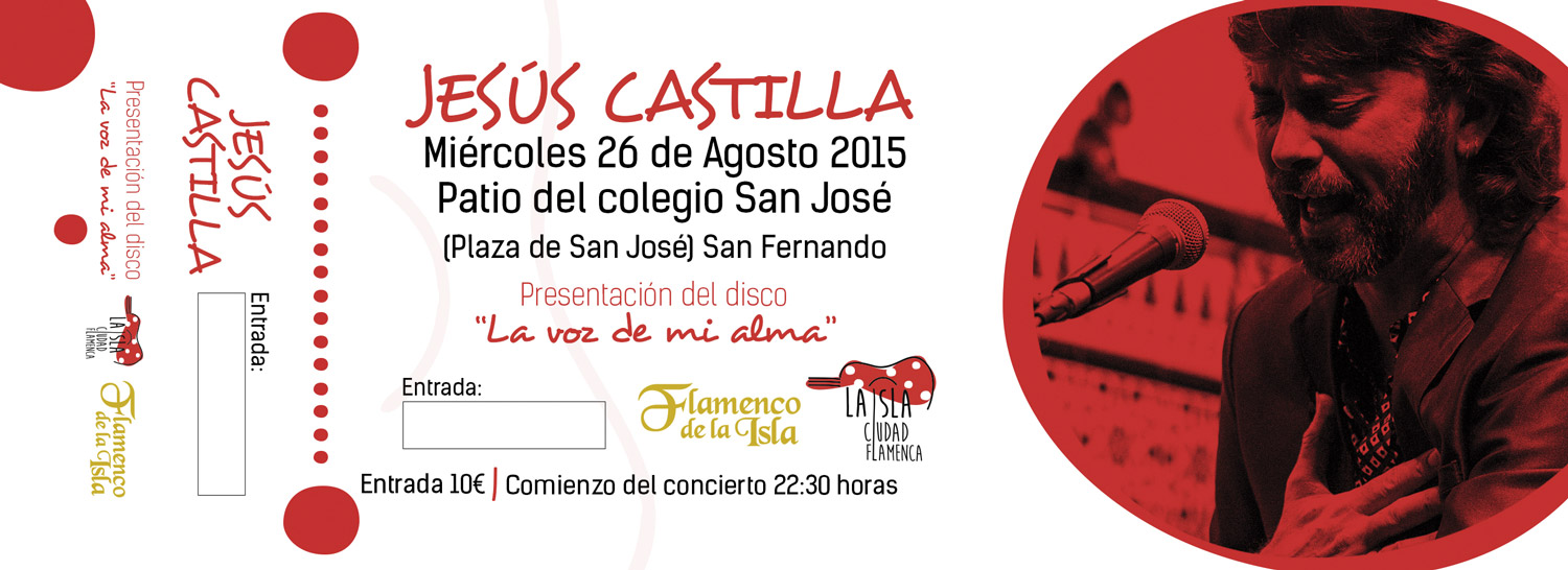 Ticket for Jesús Castilla show