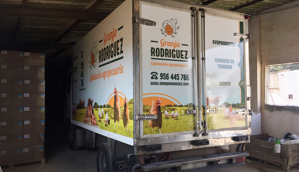 Rotulación para camiones Gran Rodríguez