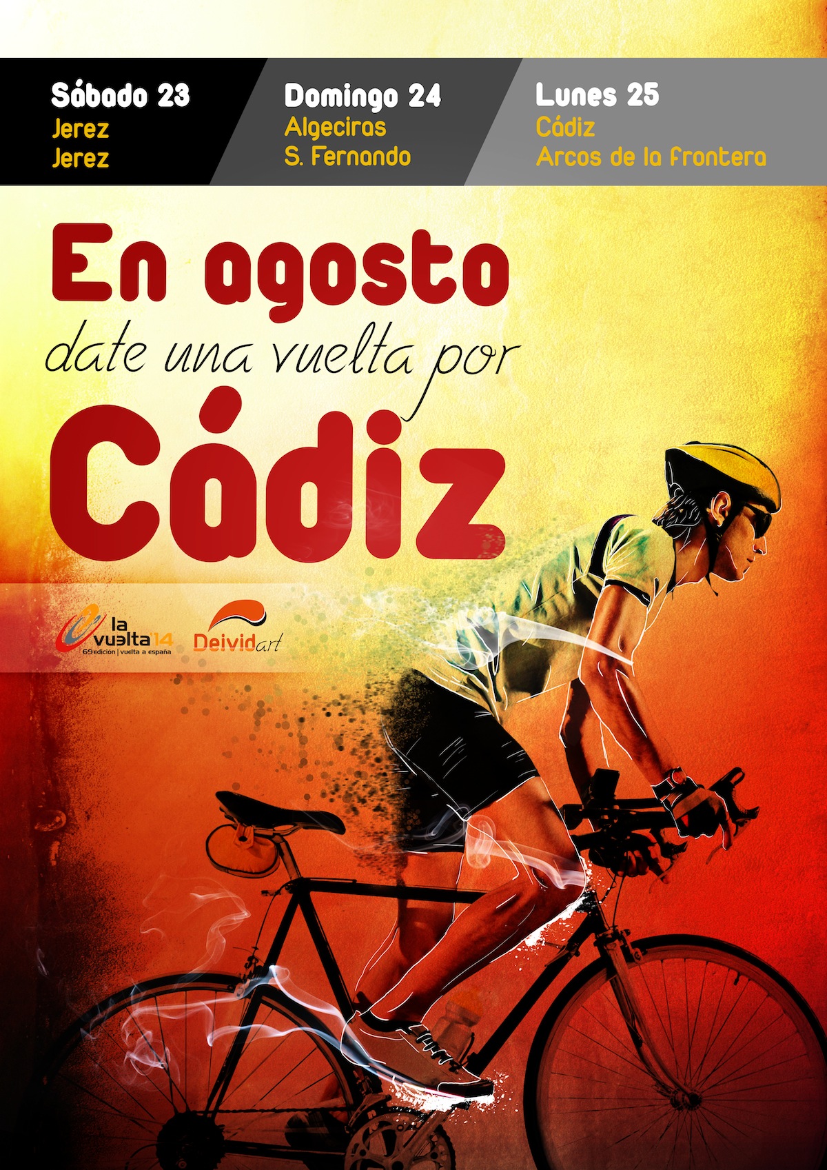 Cartel Vuelta ciclista España 2014