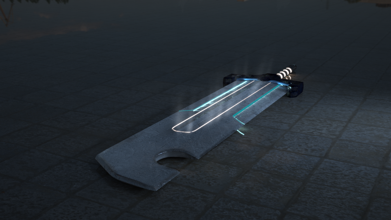 3D assets sword