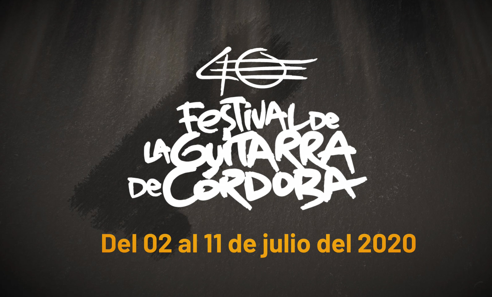 Motion graphics festival de la guitarra