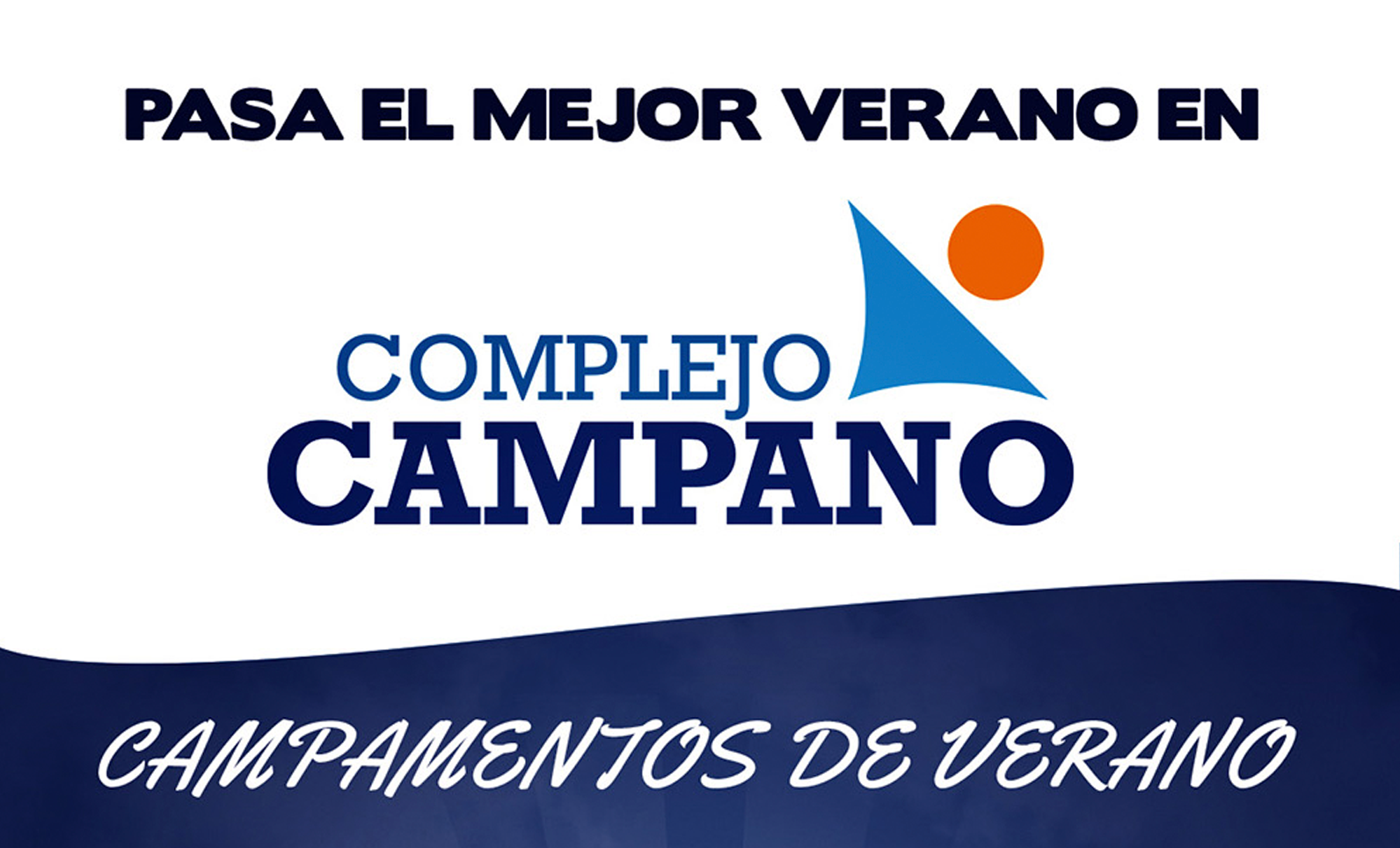 Flyer: promoción campamente de verano