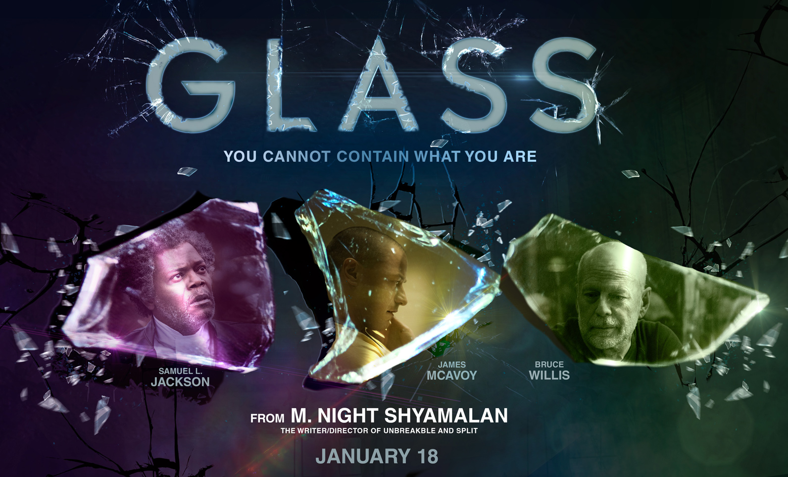 Cartel película Glass