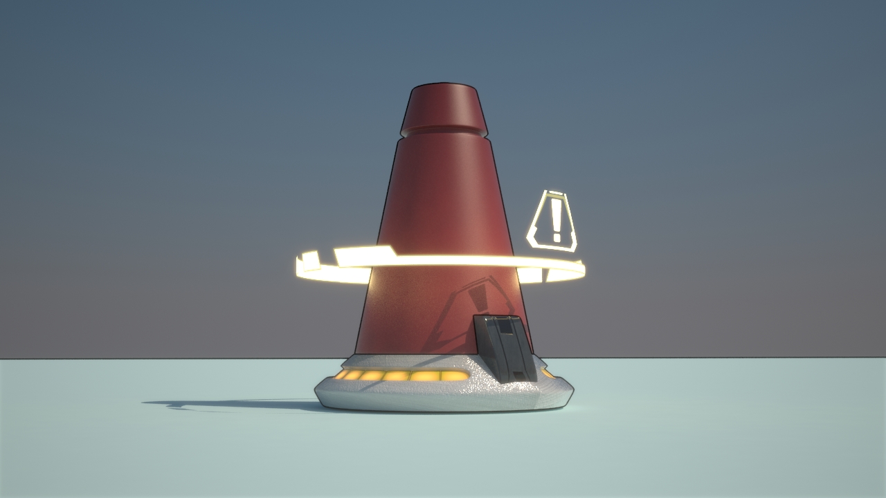 3D safety cone