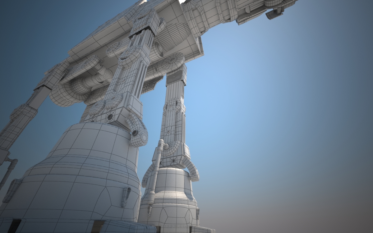 3D model Walker Star Wars