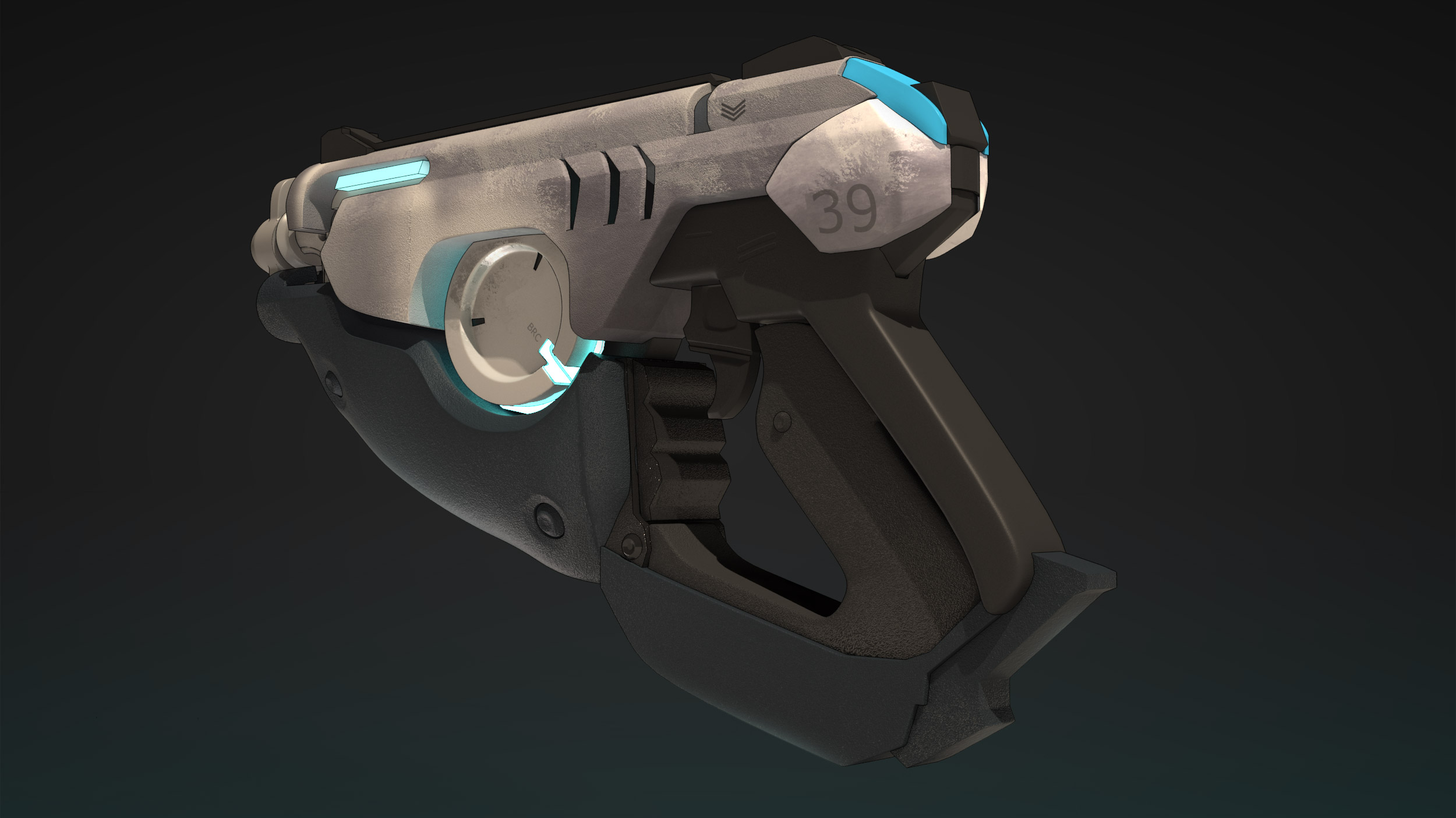 Modelado 3D de pistola