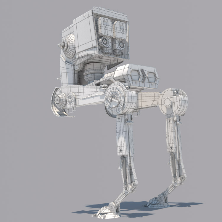 3D model Walker AT-ST