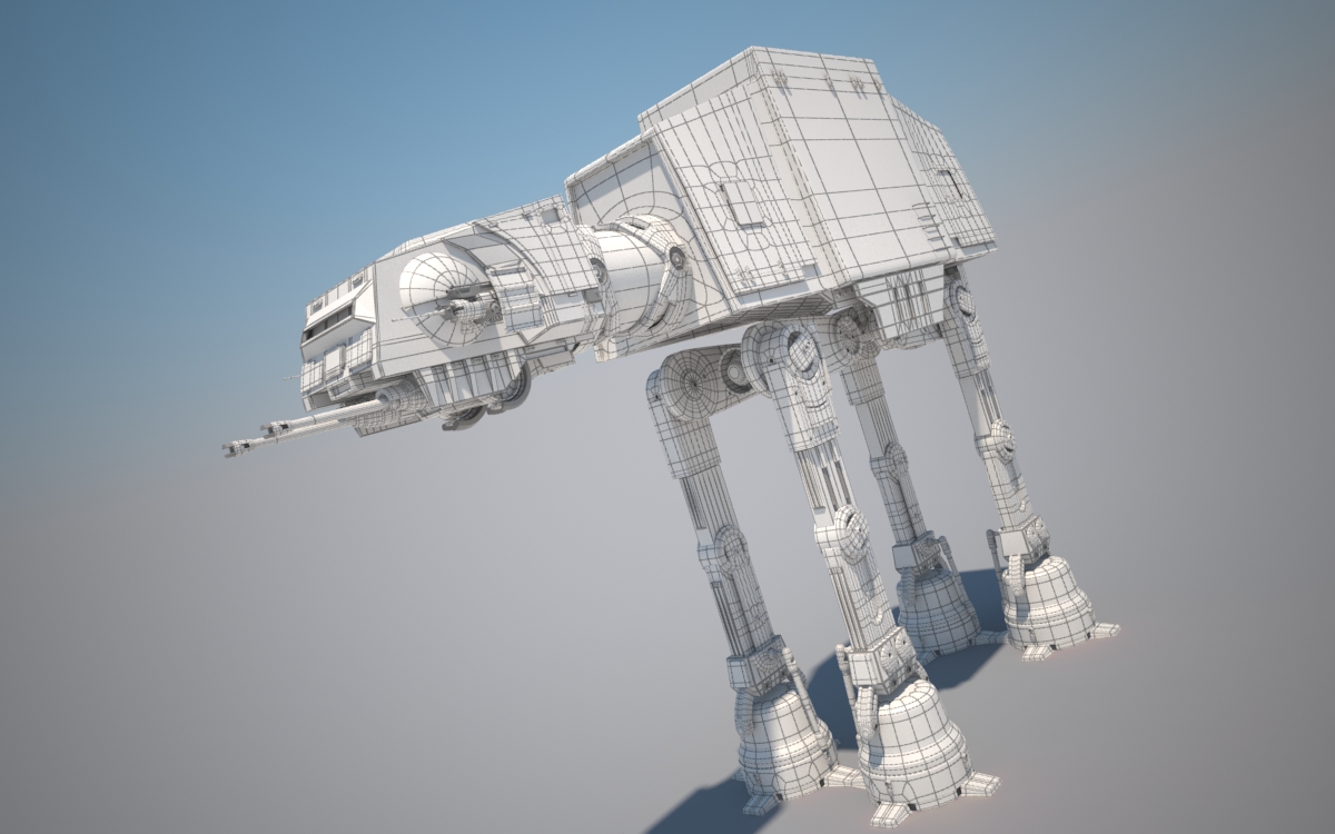 3D model Walker Star Wars