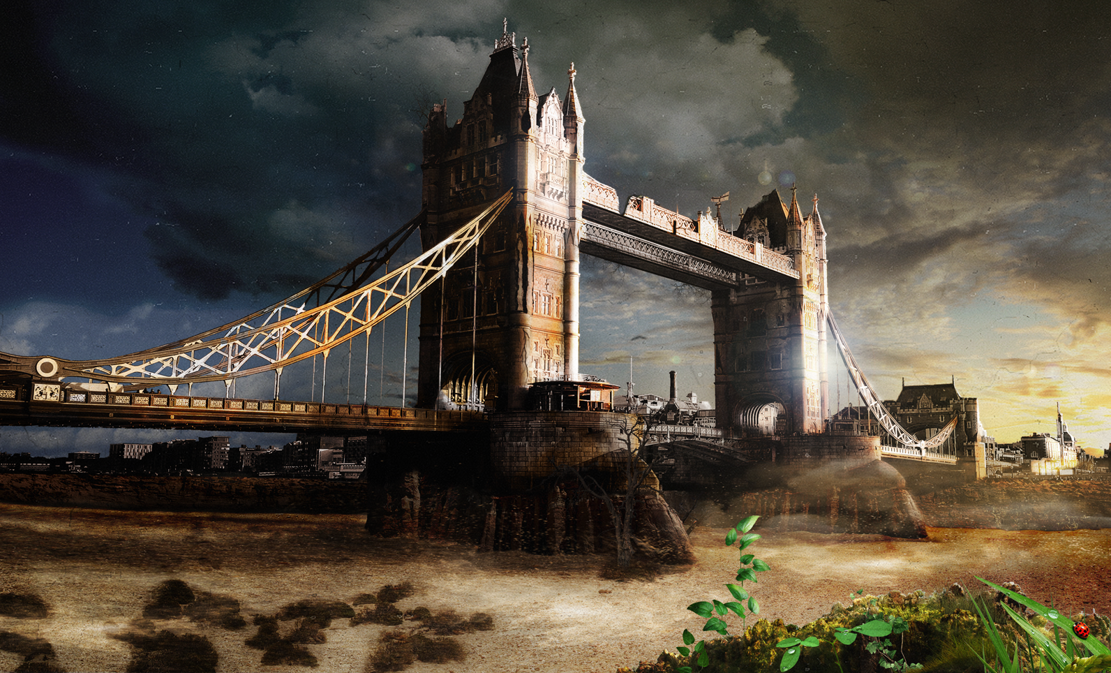 Matte painting Londres