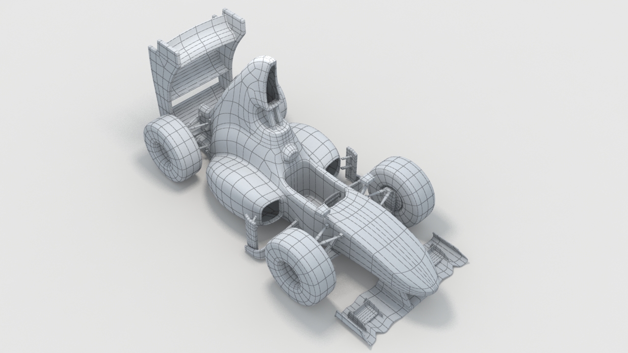 3D model Tie-fighter