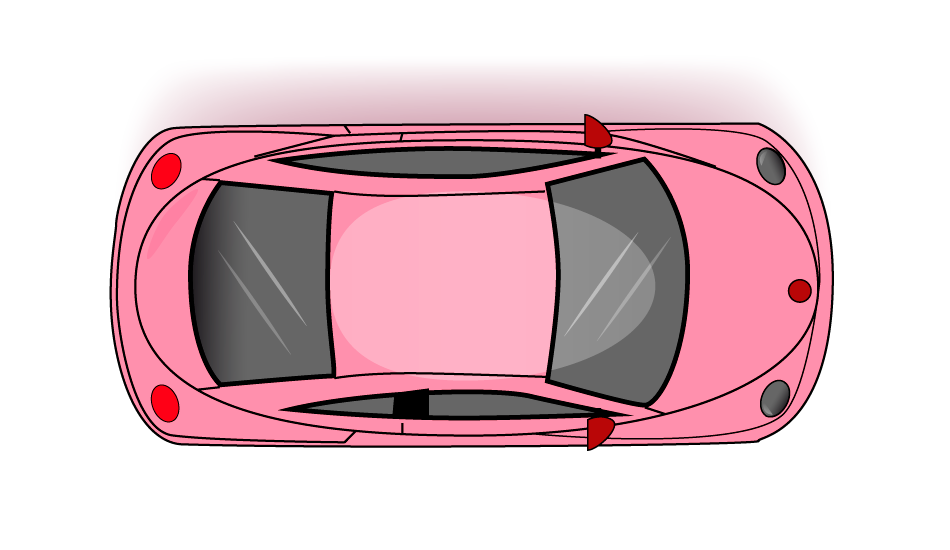 Bettle car design top view