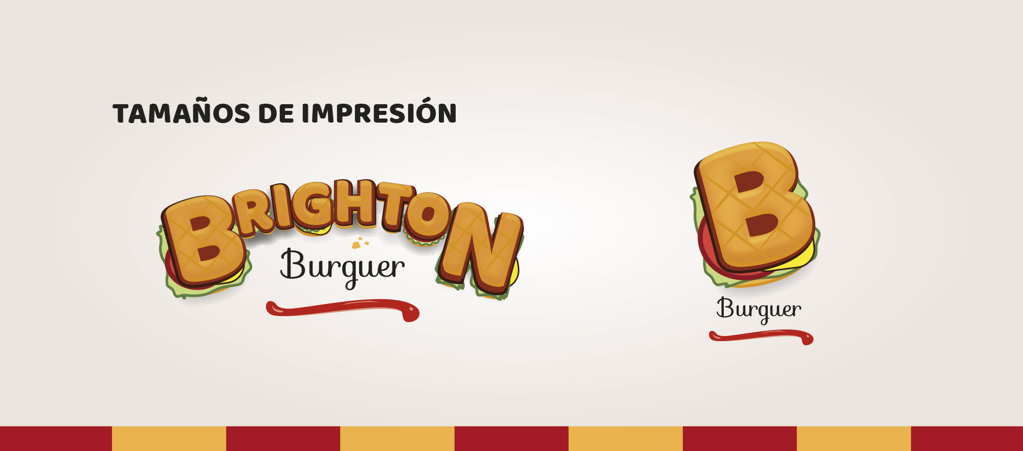 Burguer Brighton print sizes