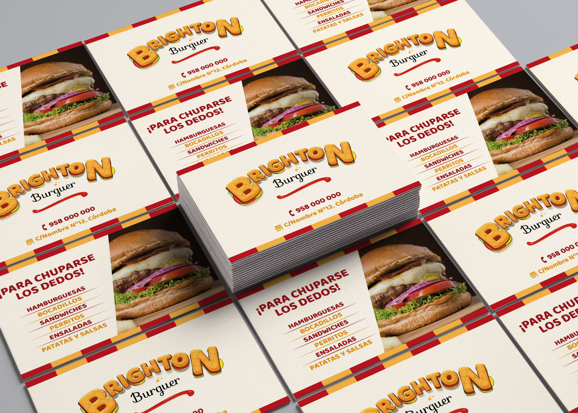 Burguer Brighton tarjetas