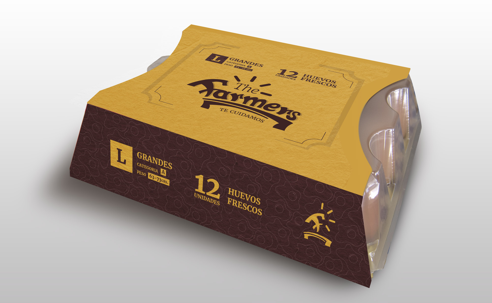 Packaging cartón de huevos