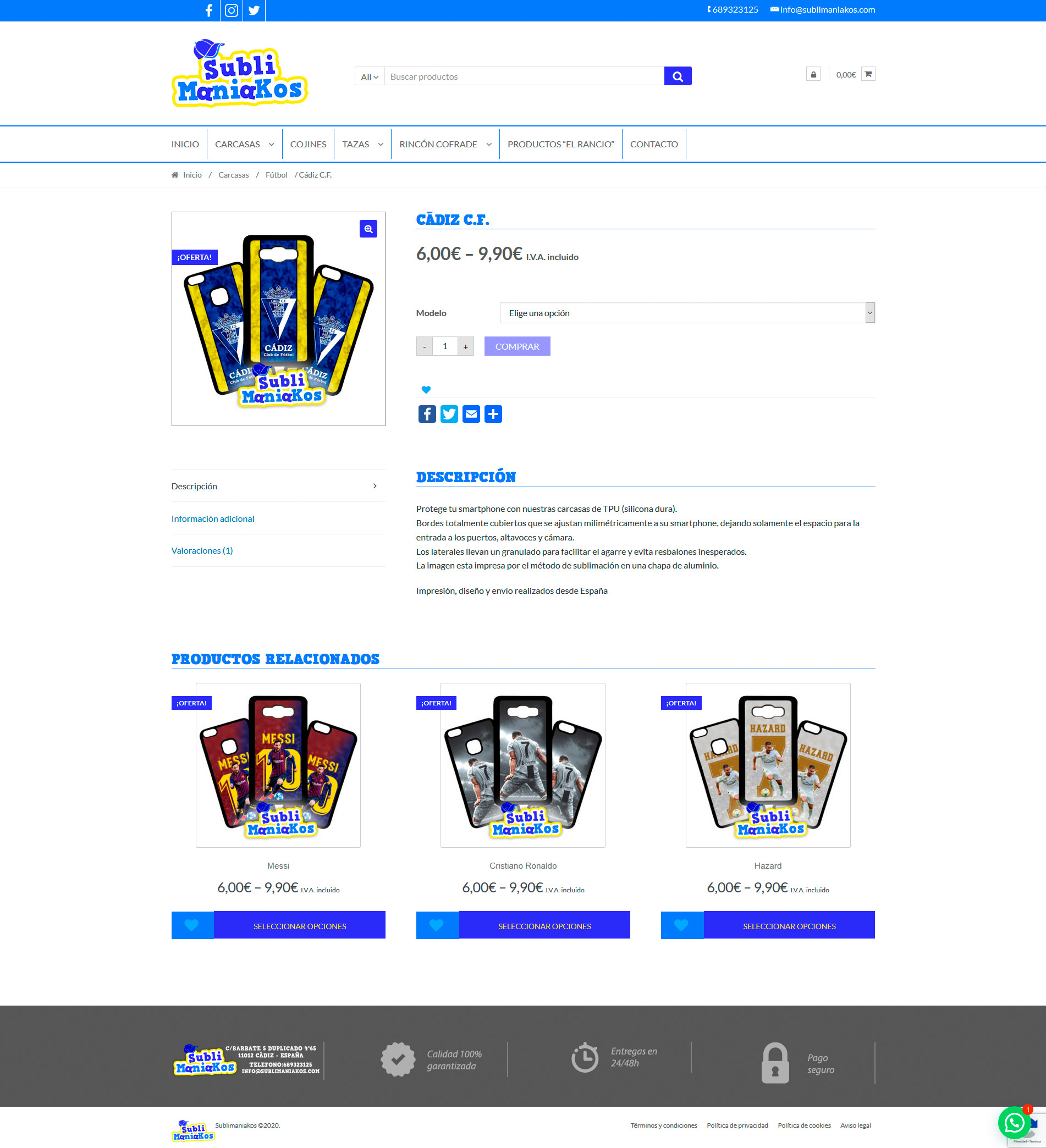 Sublimaniakos e-commerce