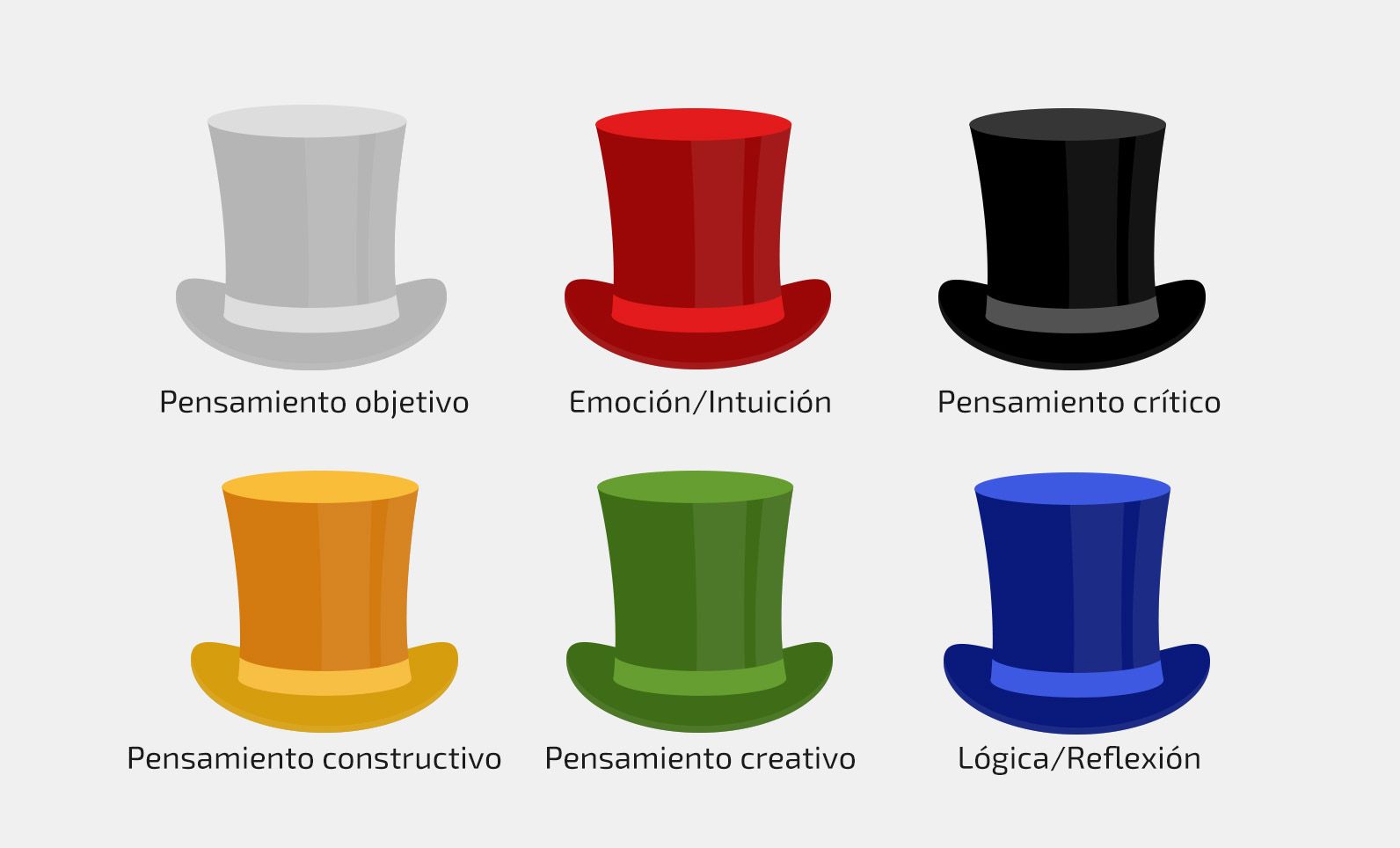 6 sombreros