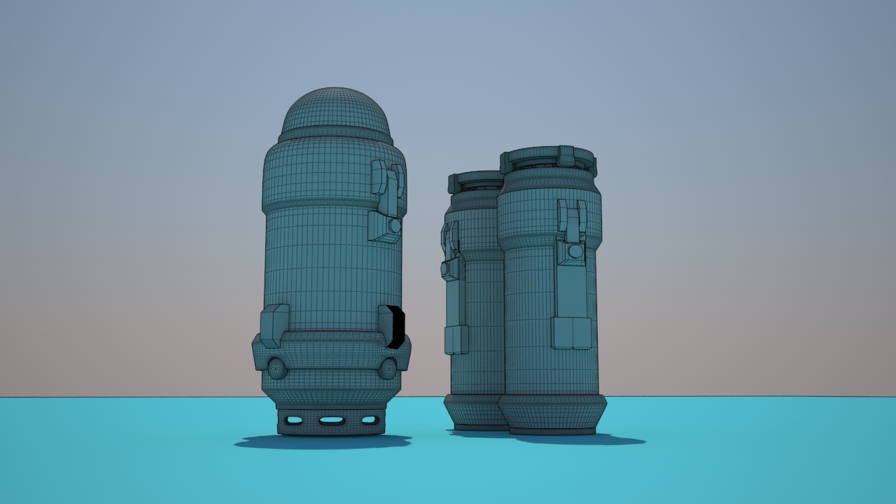 3D capsule mesh