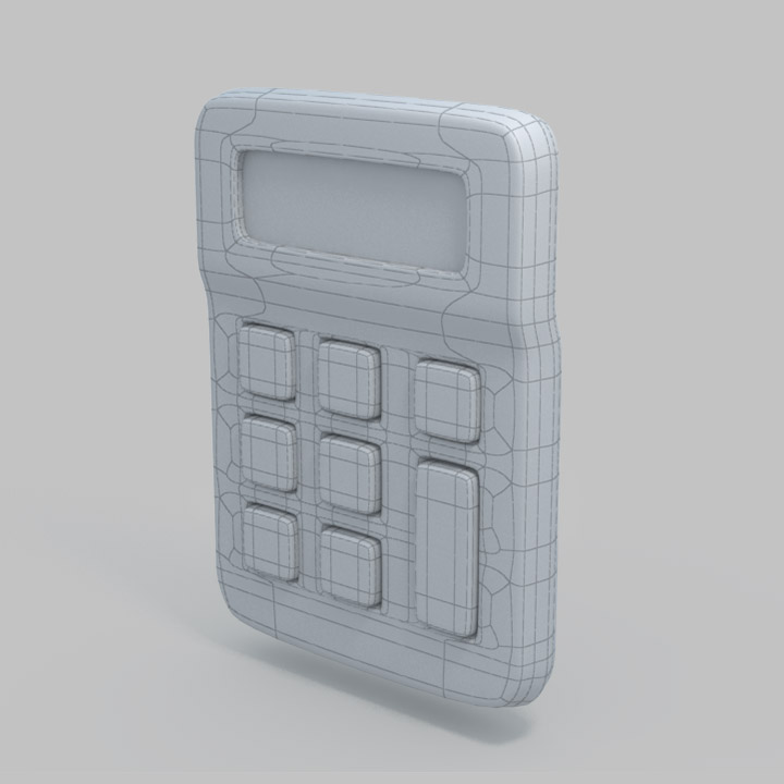 Modelo 3D - calculadora