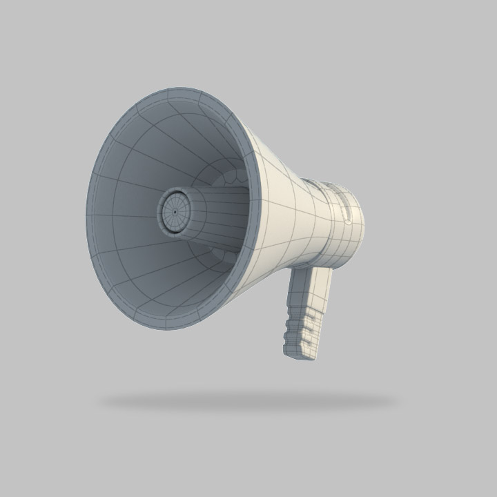 Modelo 3D - altavoz