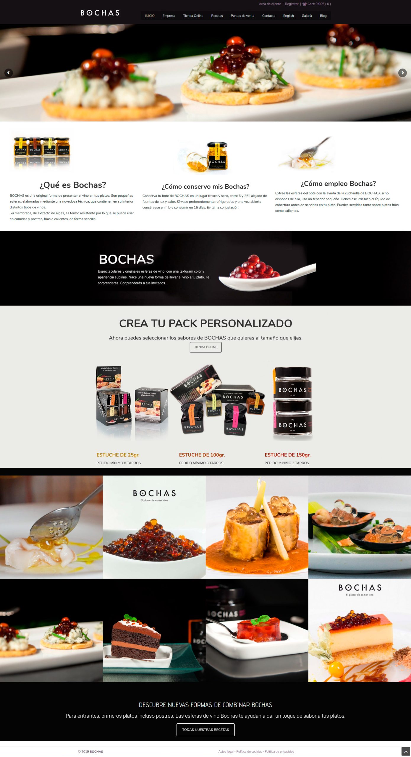 Bochas - El placer de comer vino