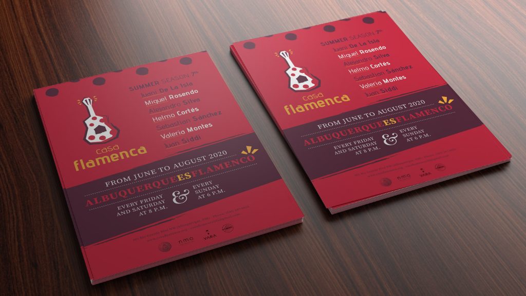 Casa flamenca - flyer evento