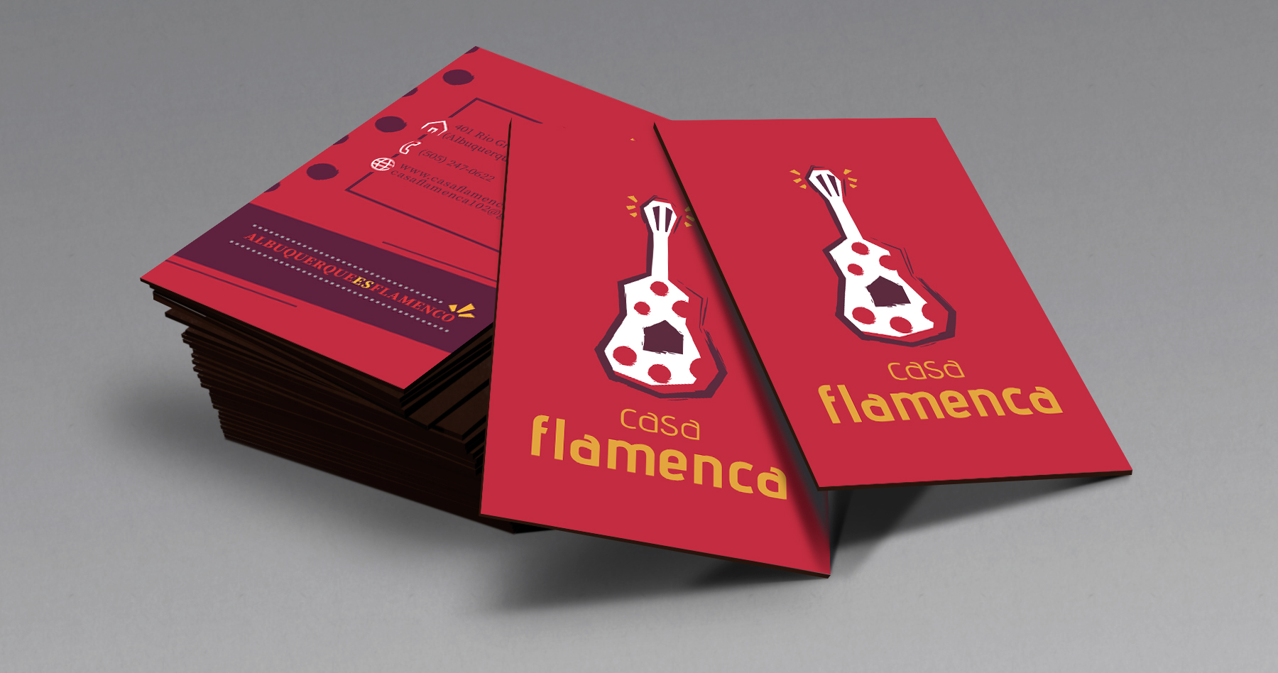 Casa flamenca - tarjetas
