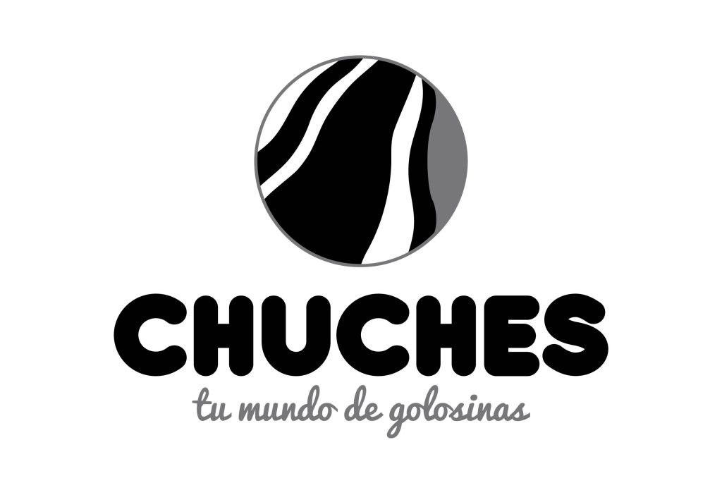 Chuches - Logotipo escala de grises