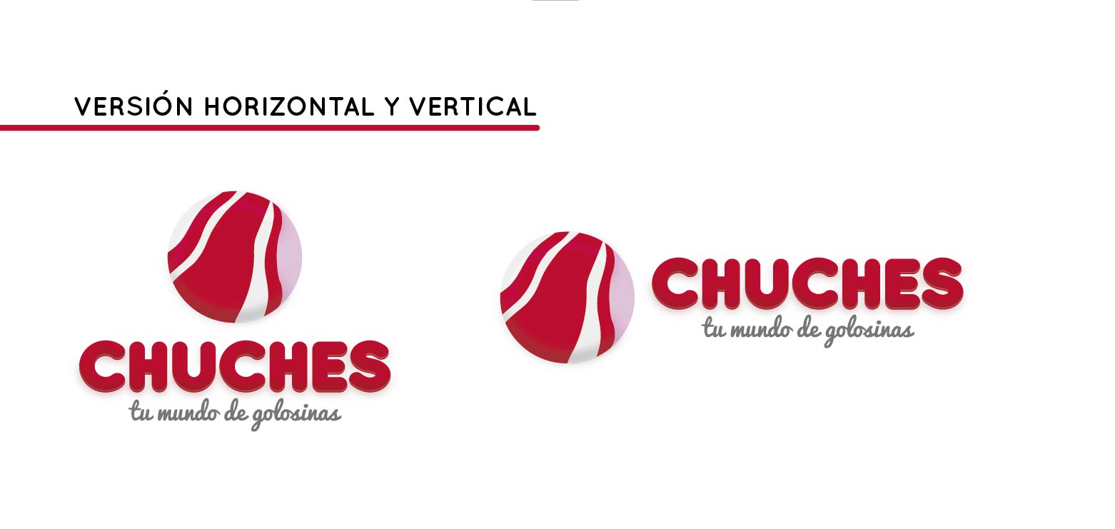 Chuches - versiones de logotipo