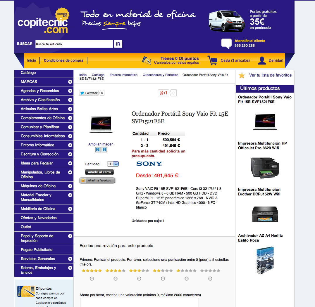 Tienda online - Copitecnic