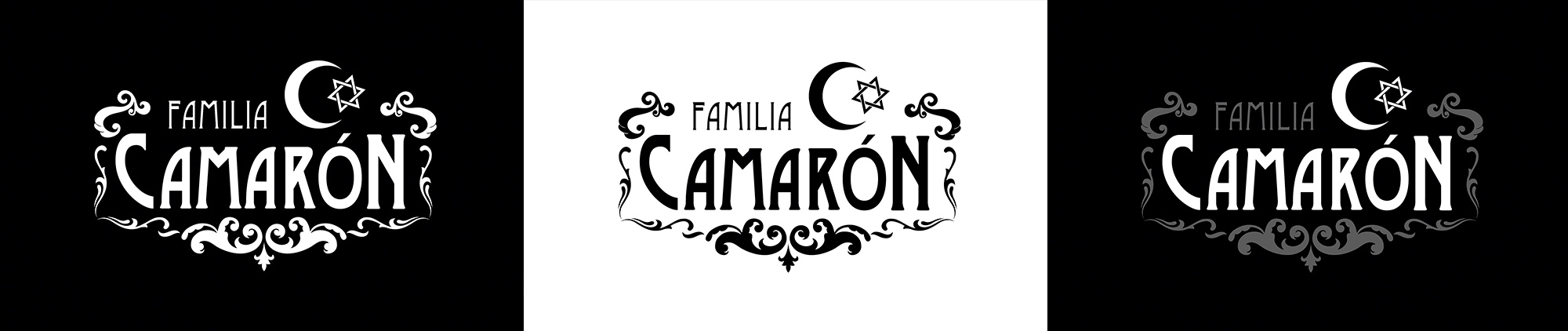 Familia Camarón - Logotipo versiones