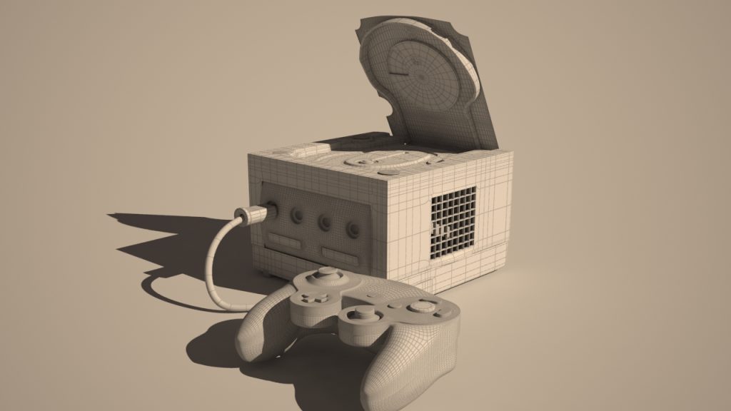 Modelado 3D - gamecube