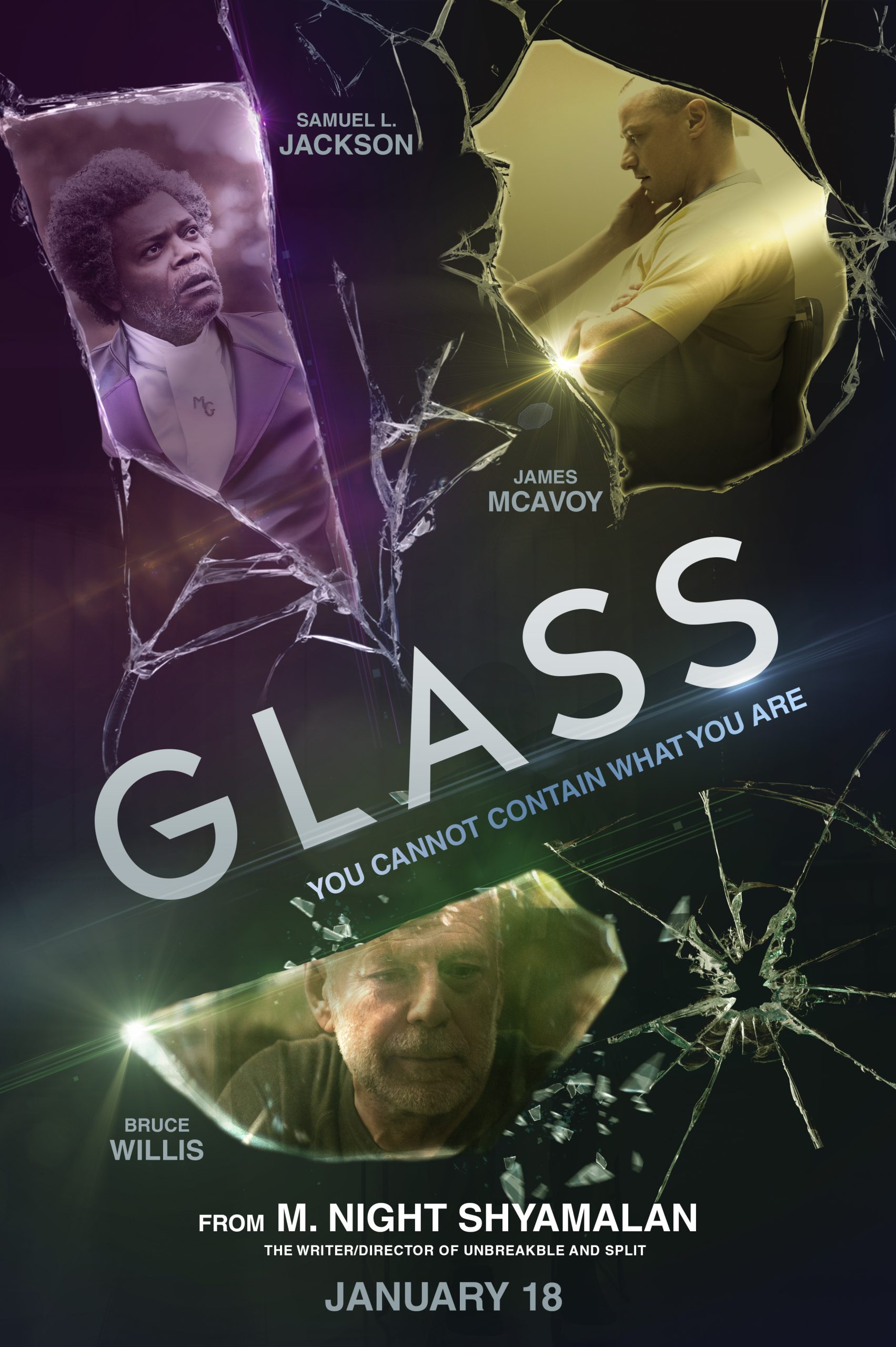 Cartel película glass - vertical