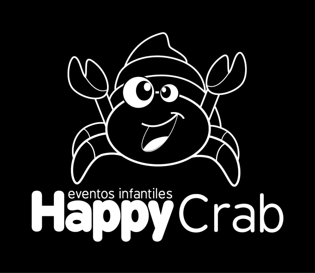 Happycrab - logotipo negativo