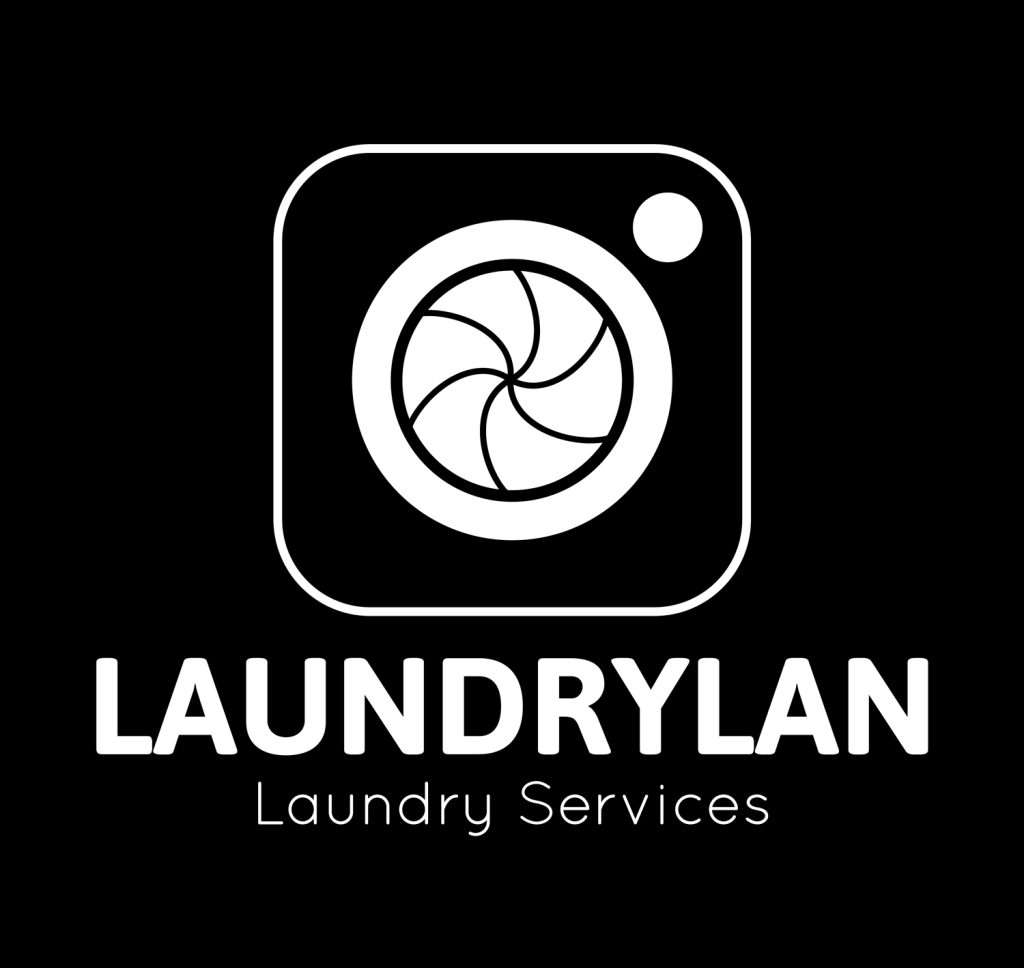 Laundrylan - logotipo negativo