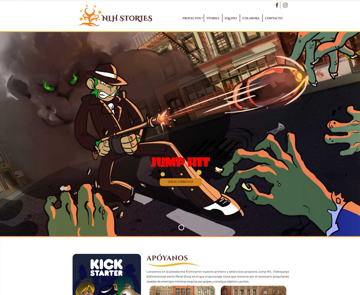 NLH Stories - Web videojuegos