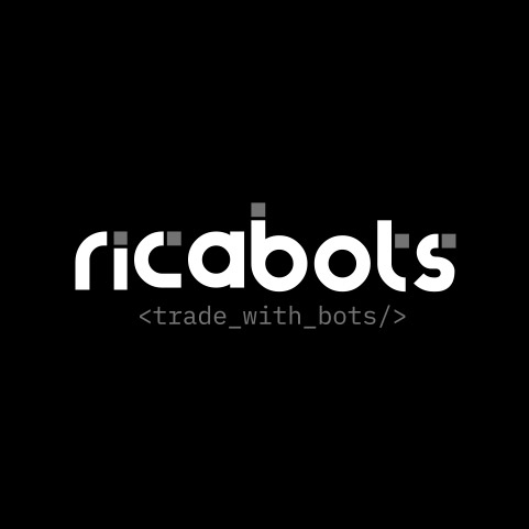 Ricabots - Logotype gray scale