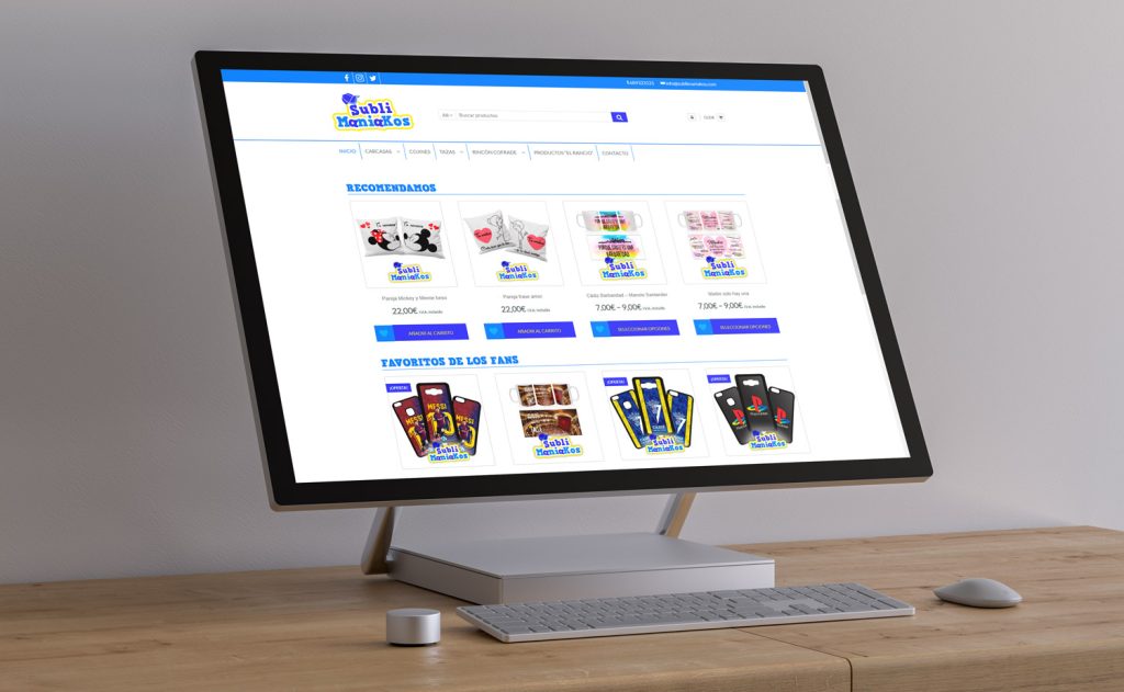 Web Wordpress Woocommerce - Sublimaniakos