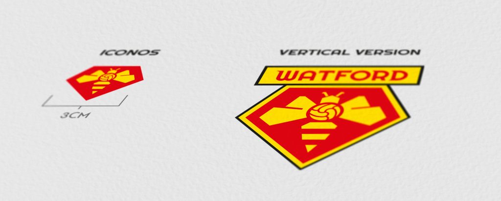 Watford - Tamaños logotipo