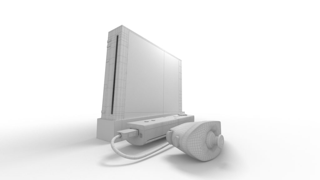 Modelado 3D - Consola Wii